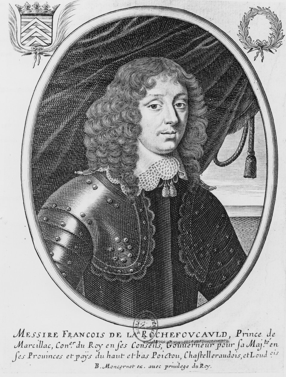 Francois VI (1613-80) Duque de Rochefoucauld, Príncipe de Marcillac de French School