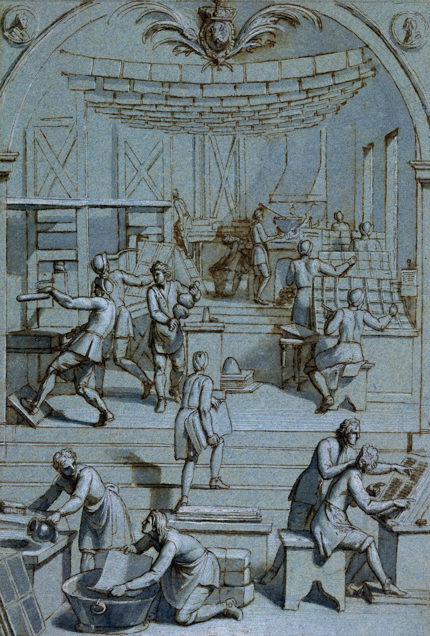 Frontispício da Royal Printing Works de French School