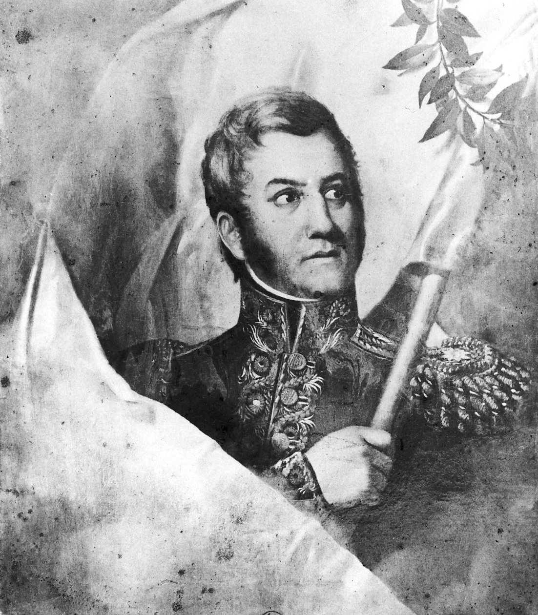 General Jose de San Martin (1778-1850) de French School