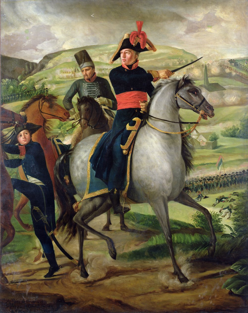 General Louis Marie Turreau de Garambouville (1756-1816) no Caso Gravieres, 1800 (ver também 160490) de French School