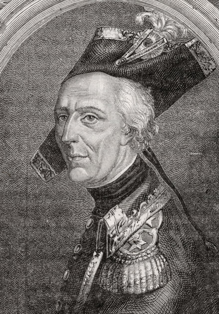 General Luc Auguste Dagobert de Fontenaille (1736-94) de French School