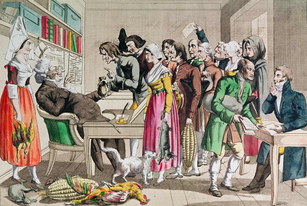 Gripardin, o Procurador Público da Normandia de French School