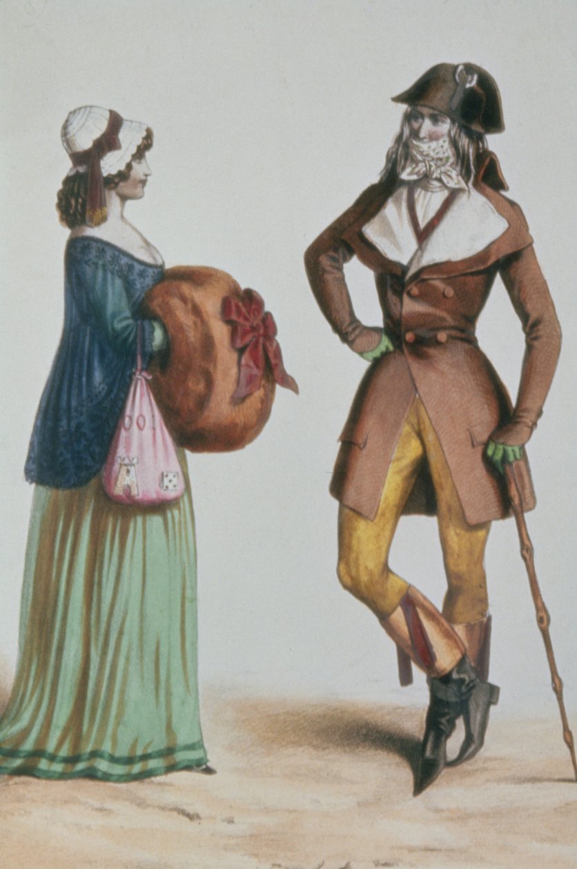 `Incrível e Maravilhoso &39;, c.1775 (gravura a cores) de French School