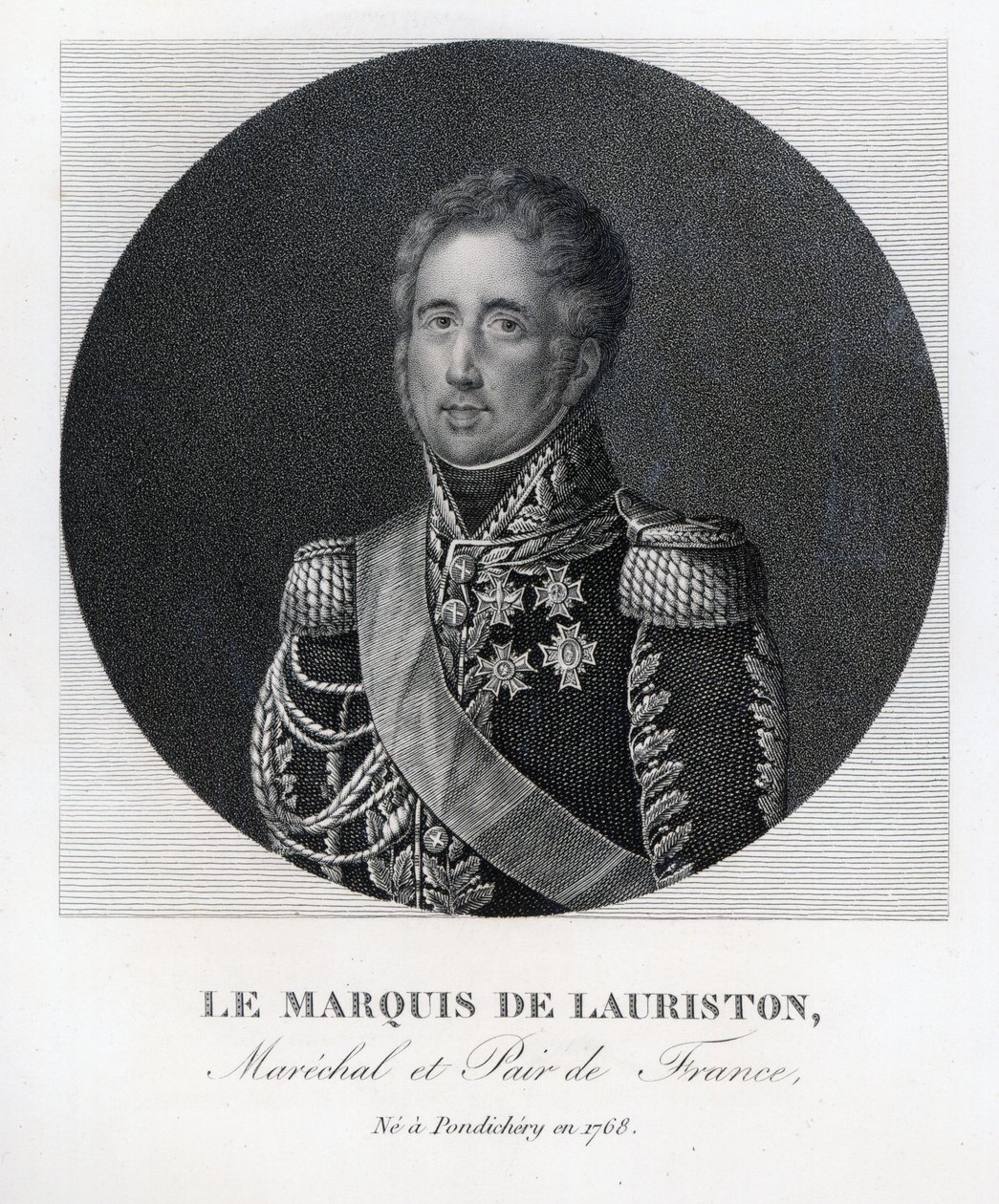 Jacques Law, Marquês de Lauriston de French School