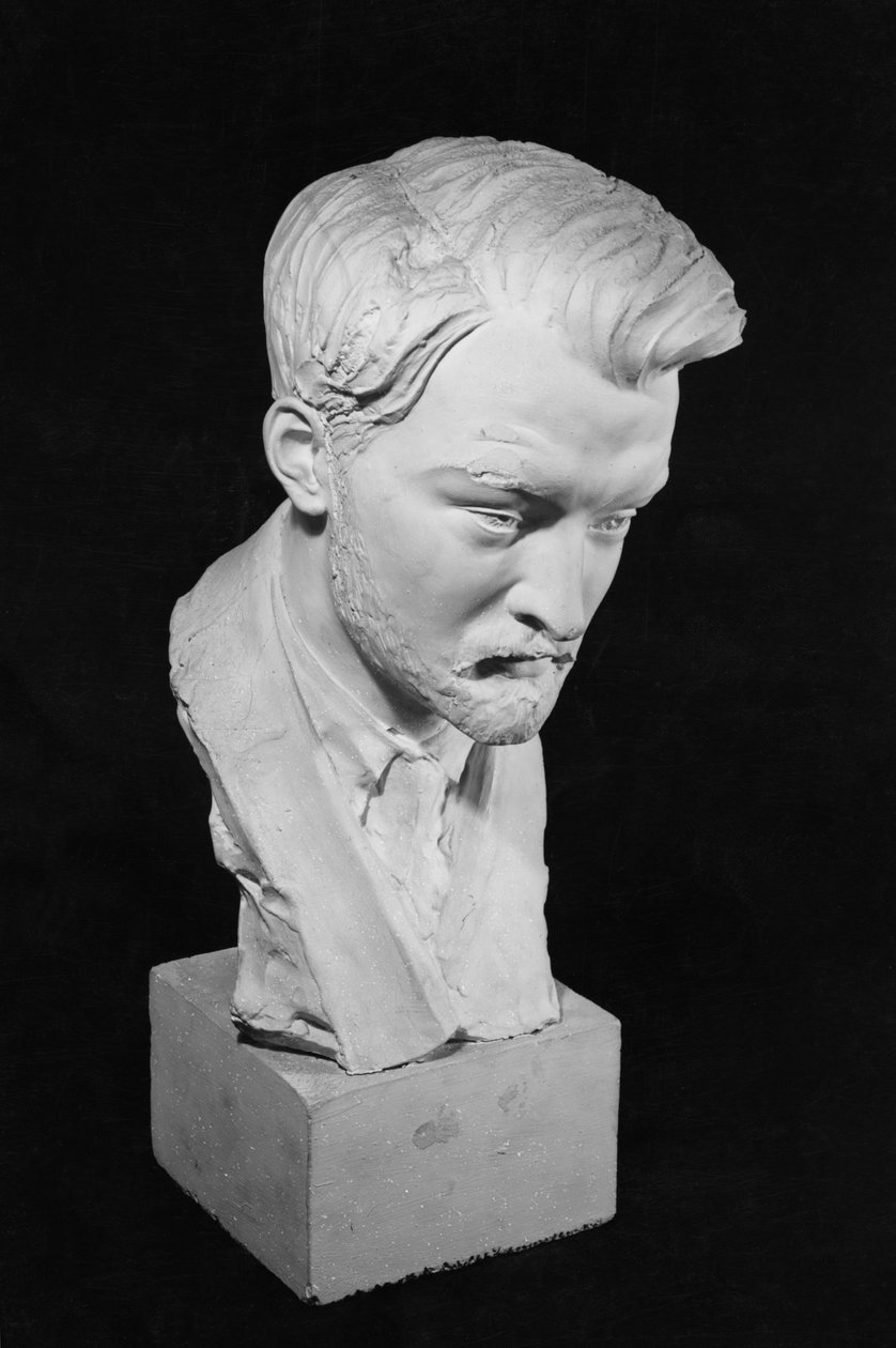 Jacques Maritain (gesso) de French School