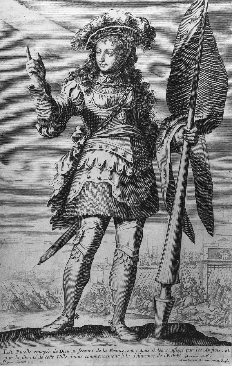 Joana d&39;Arc (1412-31), antes de Orleans de French School