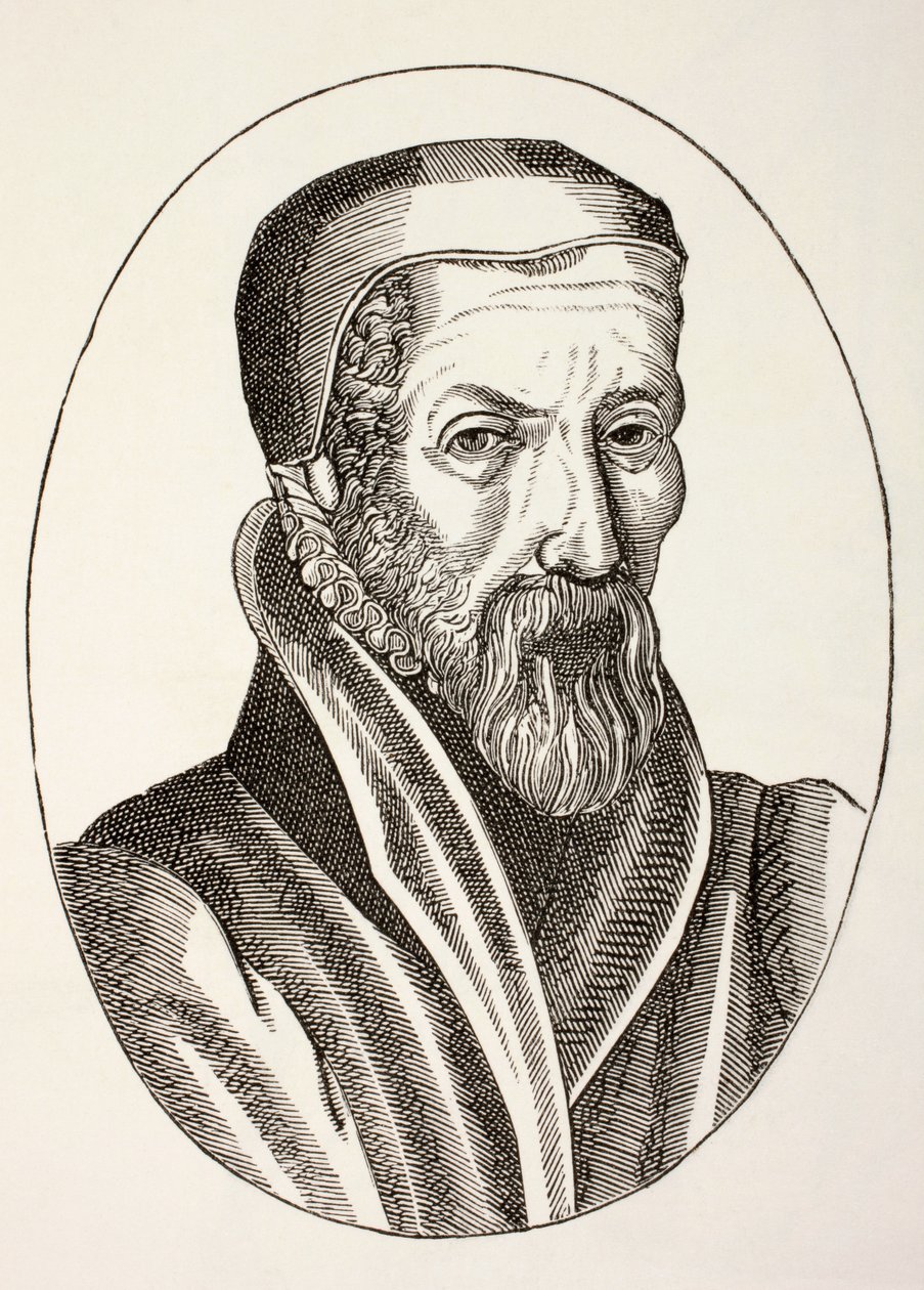 John Knox, de "A vida militar e religiosa na Idade Média", de Paul Lacroix, publicou Londres c.1880 de French School