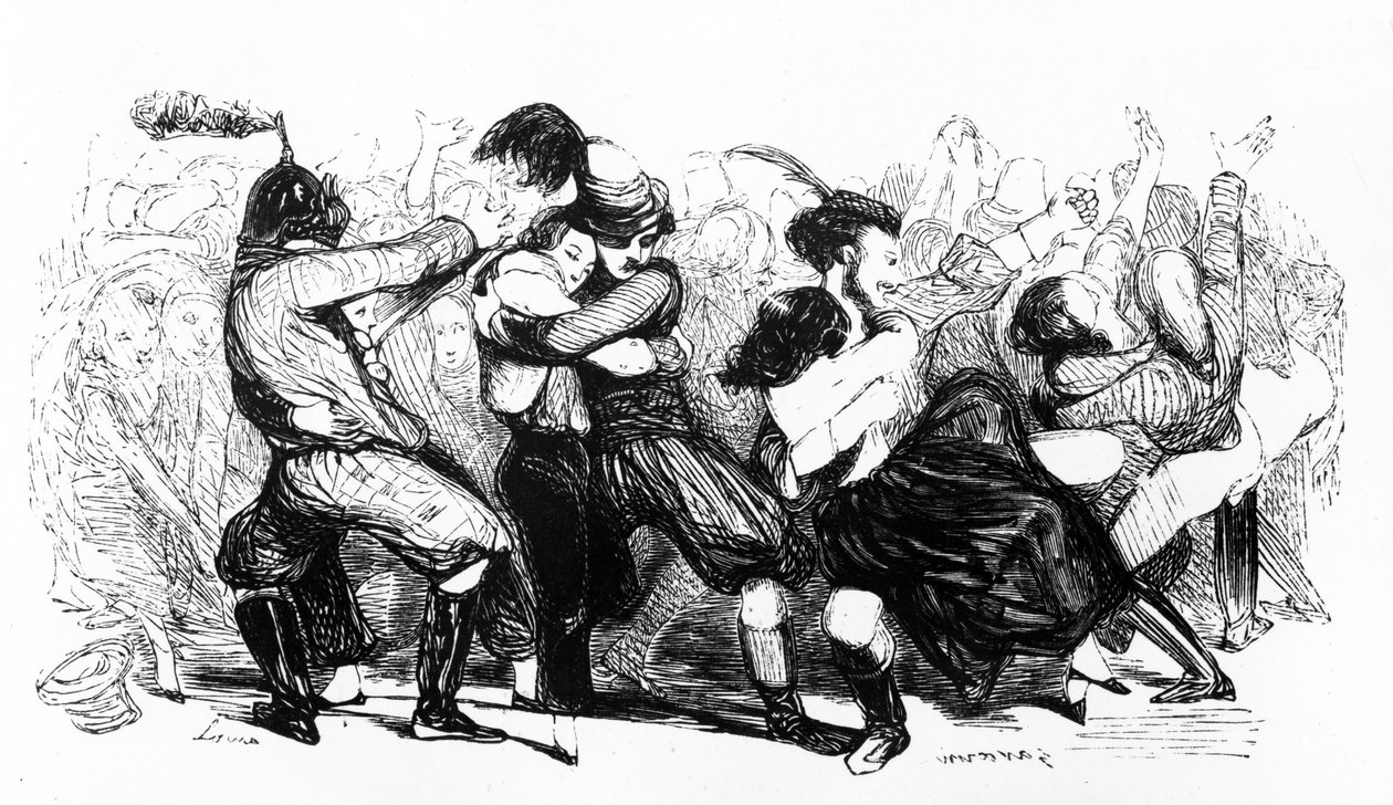 O Chicard Ball, c.1840 de French School