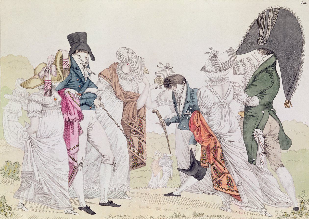Os Invisíveis, c.1807 de French School