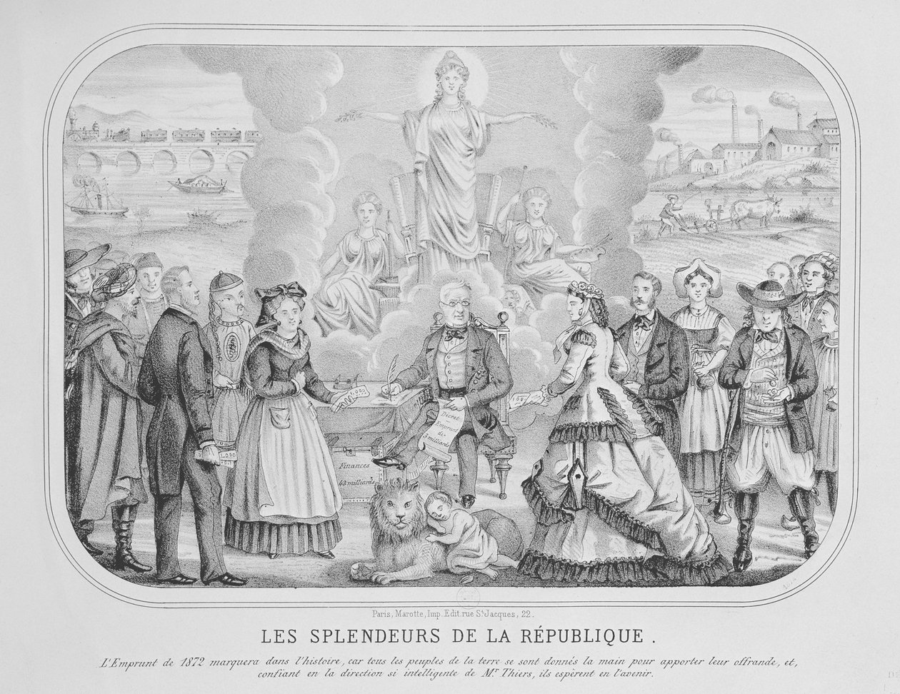 Os Esplendores da República, 1872 de French School