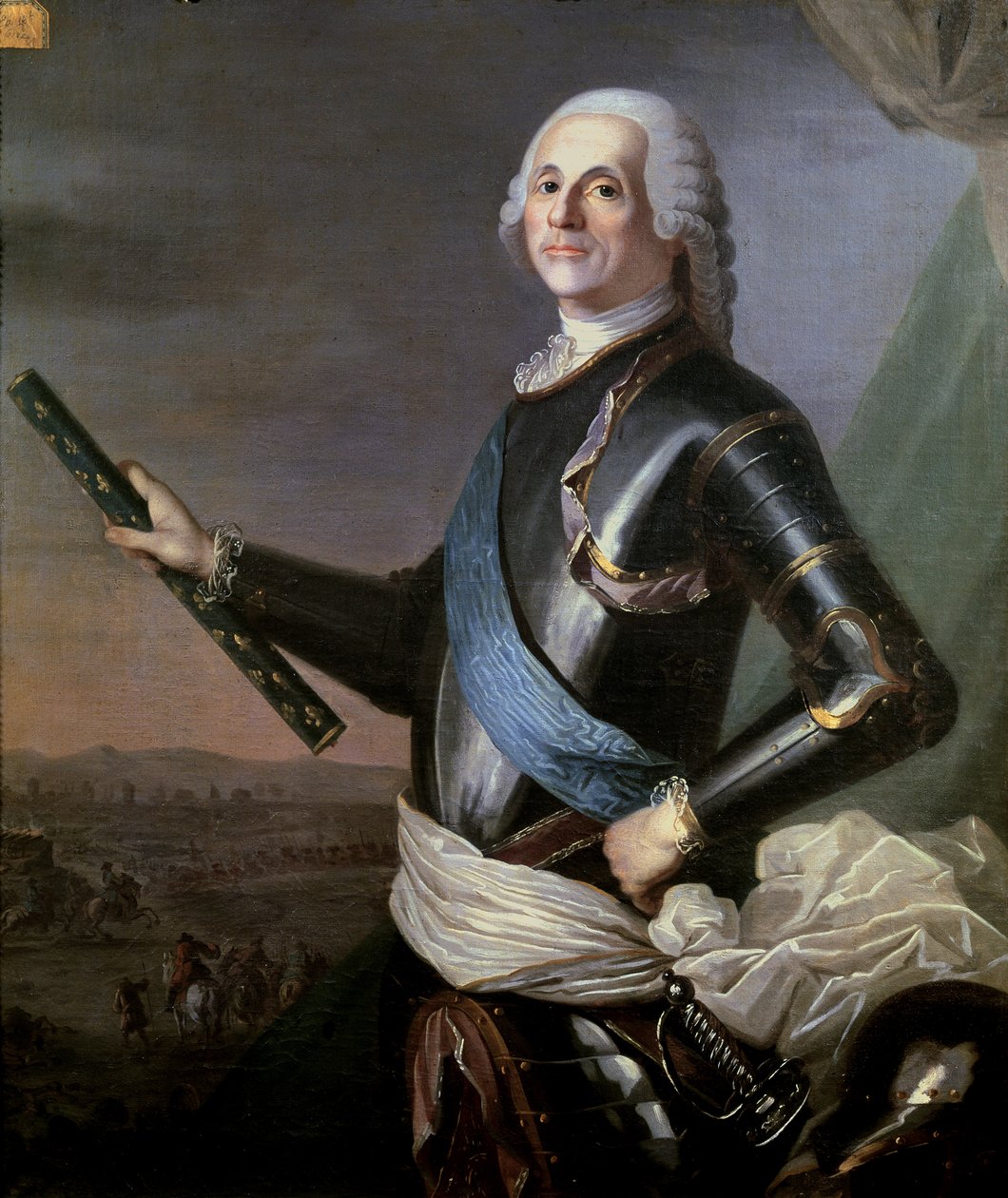 Louis François Armand Vignerot Du Plessis (1696-1788) Duque de Richelieu de French School