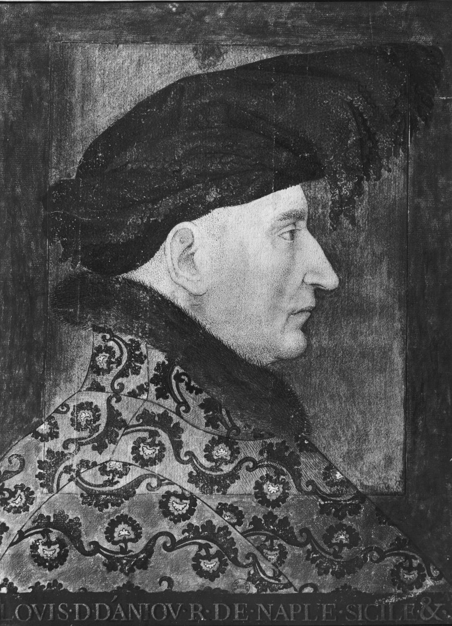 Luís II de Anjou (1377-1417), rei de Nápoles e Sicília, 1410 de French School