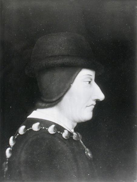 Luís XI (1423-83) c.1490 de French School
