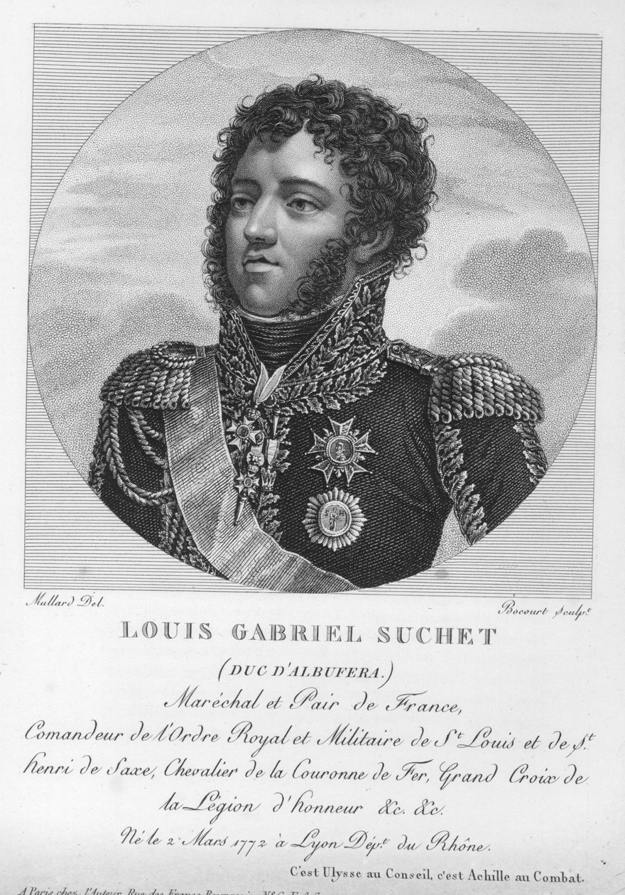 Louis-Gabriel Suchet (1770-1826) Duque de Albufera e Marechal da França de French School
