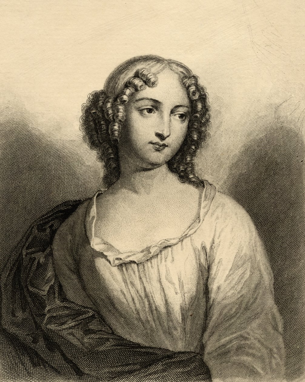 Louise Françoise de La Baume Le Blanc (1644-1710) Duquesa de La Valliere de French School