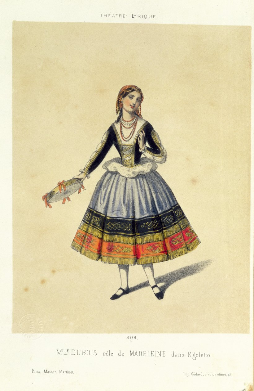 Maddalena, de &39;Rigoletto&39; de Giuseppe Verdi (1813-1901) 1885 de French School