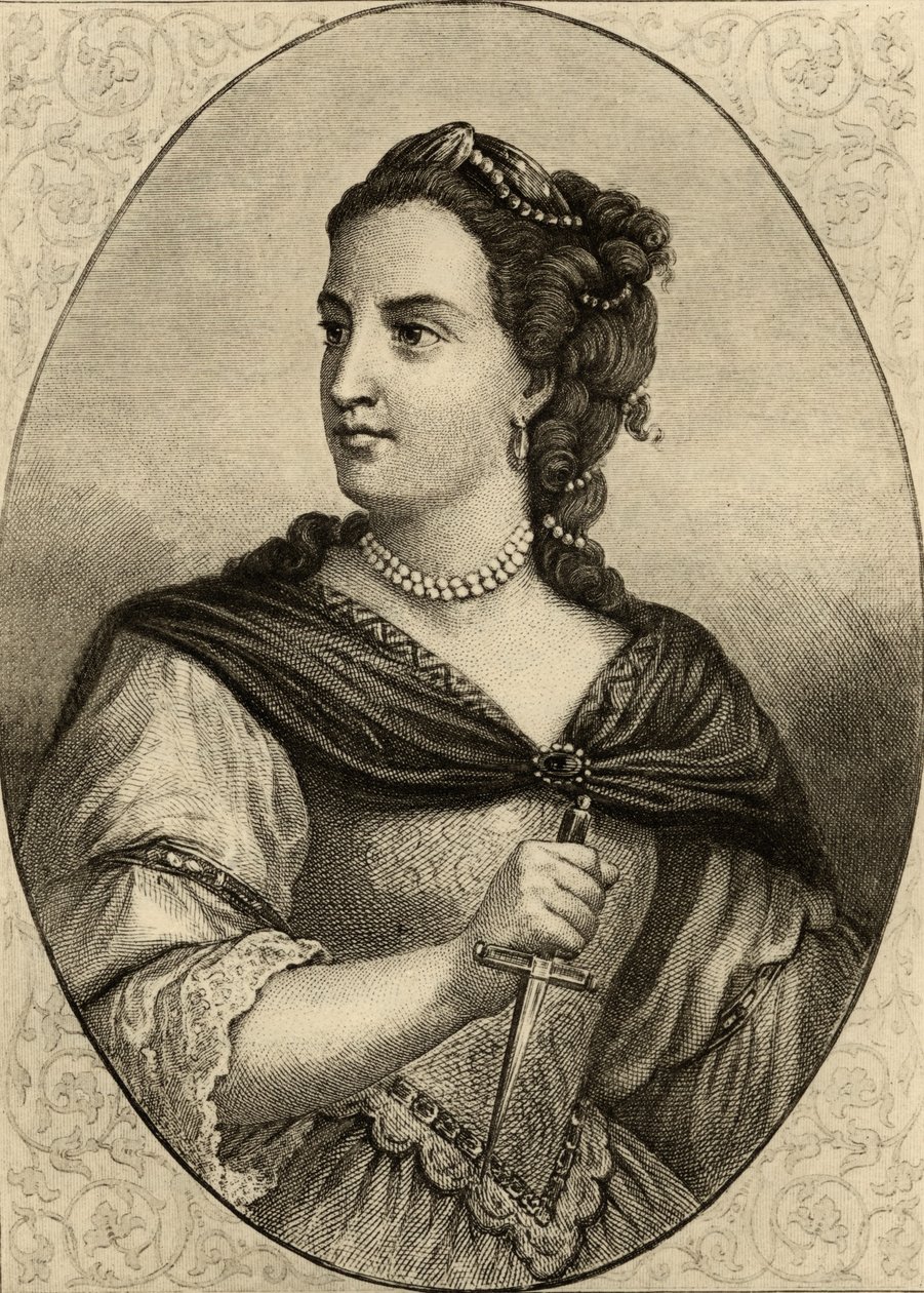 Mademoiselle Clairon (1723-1803) de French School