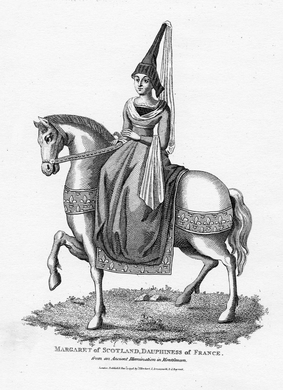 Margarida da Escócia, Dauphiness of France, 1796 de French School