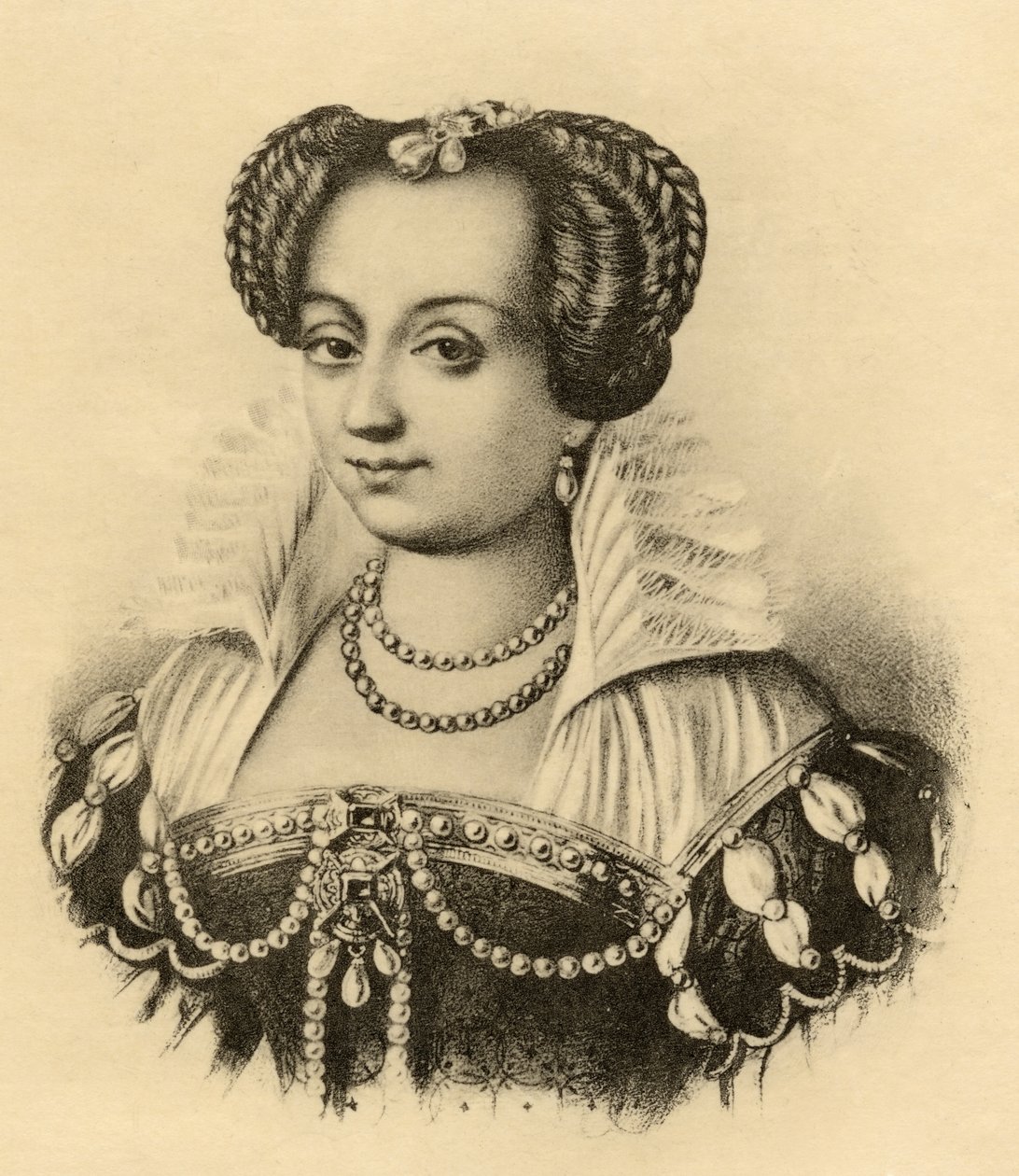 Marguerite de Valois (1553-1615) de French School