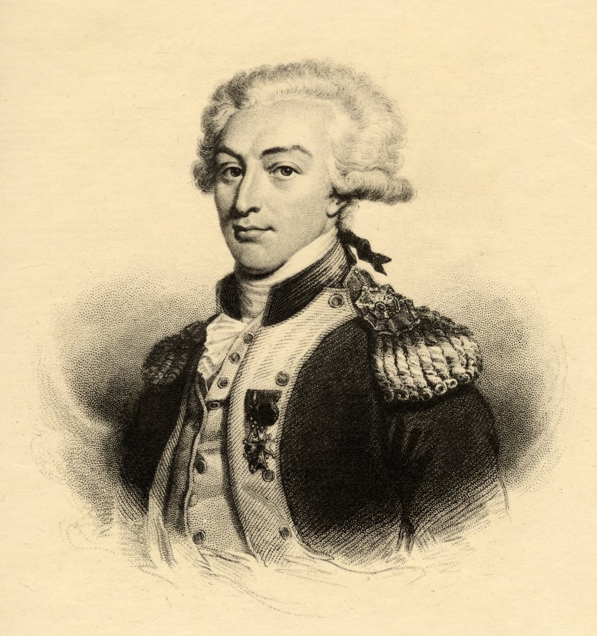 Marie Joseph Paul Yves Gilbert Roch du Motier (1757-1834) Marquês de Lafayette de French School