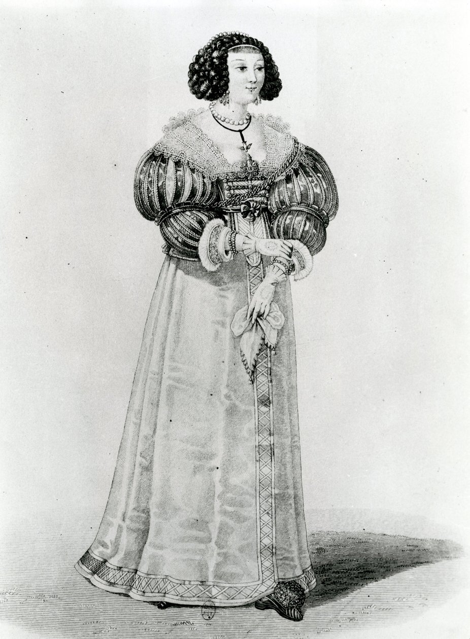 Marie-Louise Motier de La Fayette (1615-65) de French School