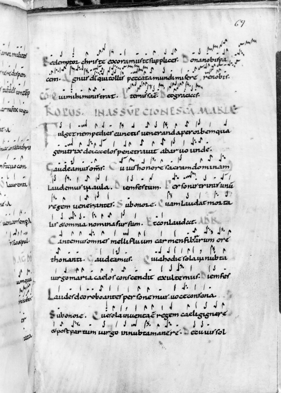 Ms 18 fol.69 Assunção de &39;Troparium&39; de French School