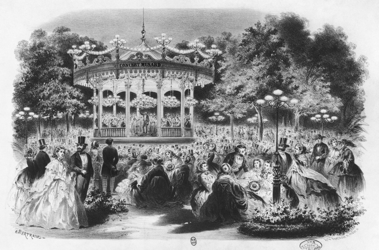 Concerto de Musard nos Campos Elísios, 1865 de French School