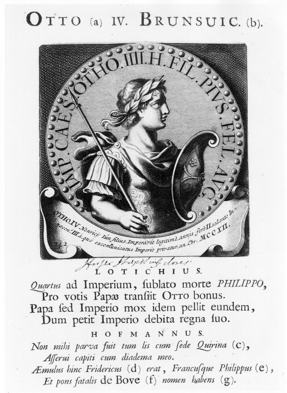 Otto IV (c.117582-1218) de Brunswick de French School