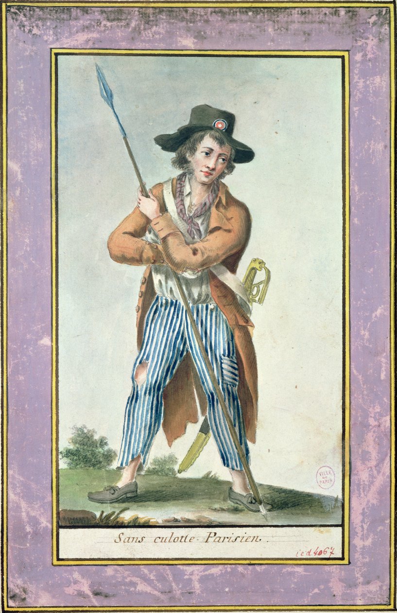 Paris-Sans-Culotte de French School