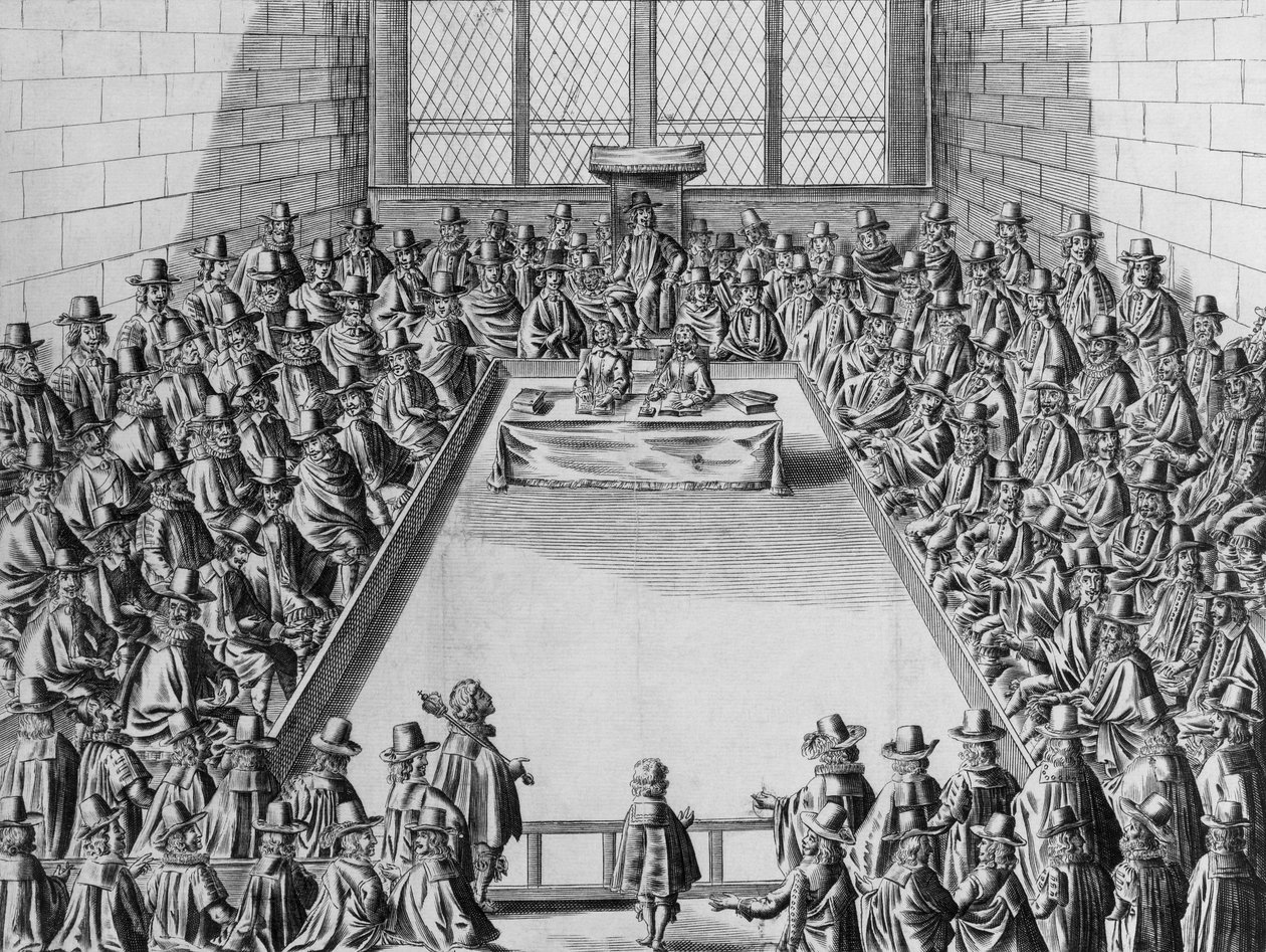 Parlamento durante a Commonwealth, 1650 de French School