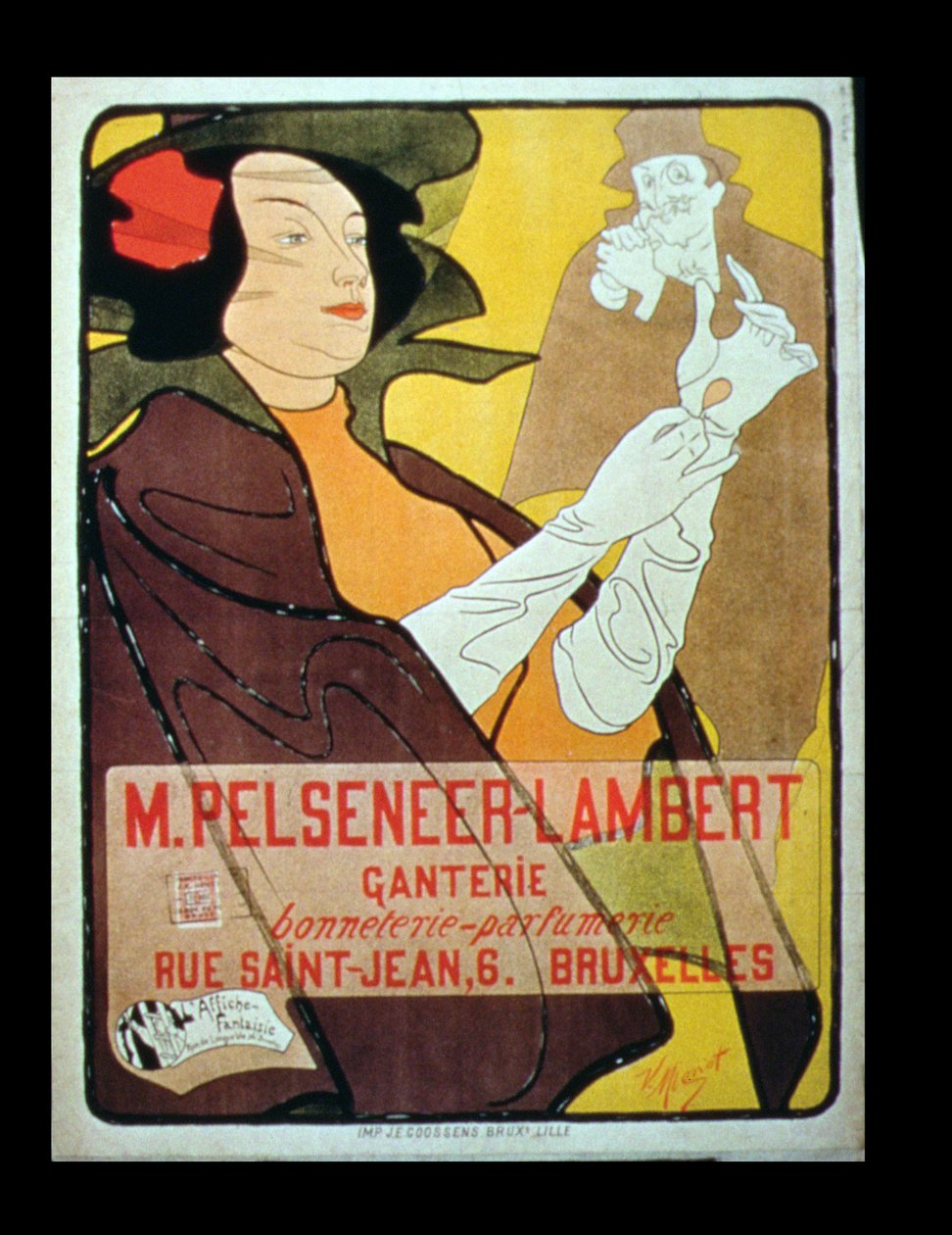 «Pelseneer-Lambert Glove Makers, Millinery and Perfumery», Bruxelas de French School