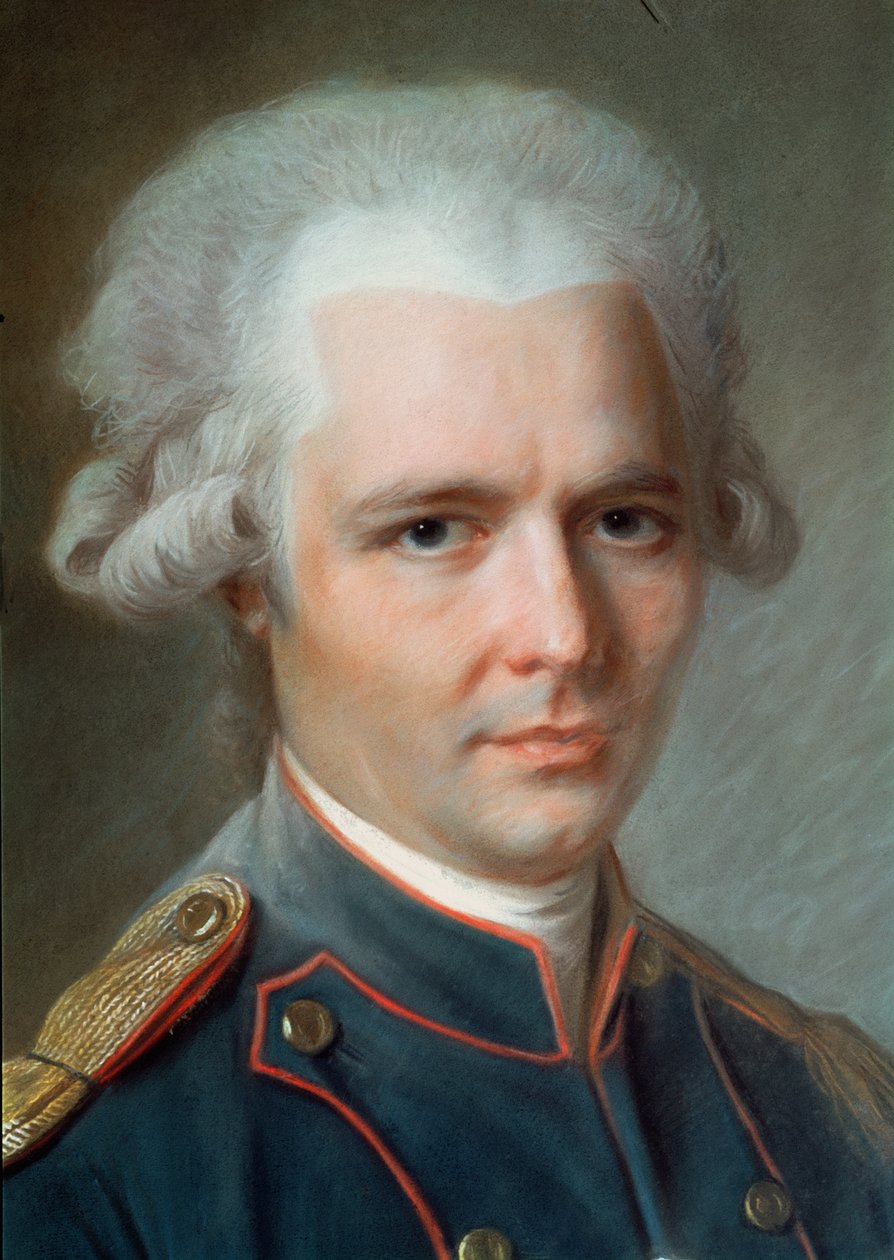 Pierre Choderlos de Laclos (1741-1803) (pastel sobre papel) de French School