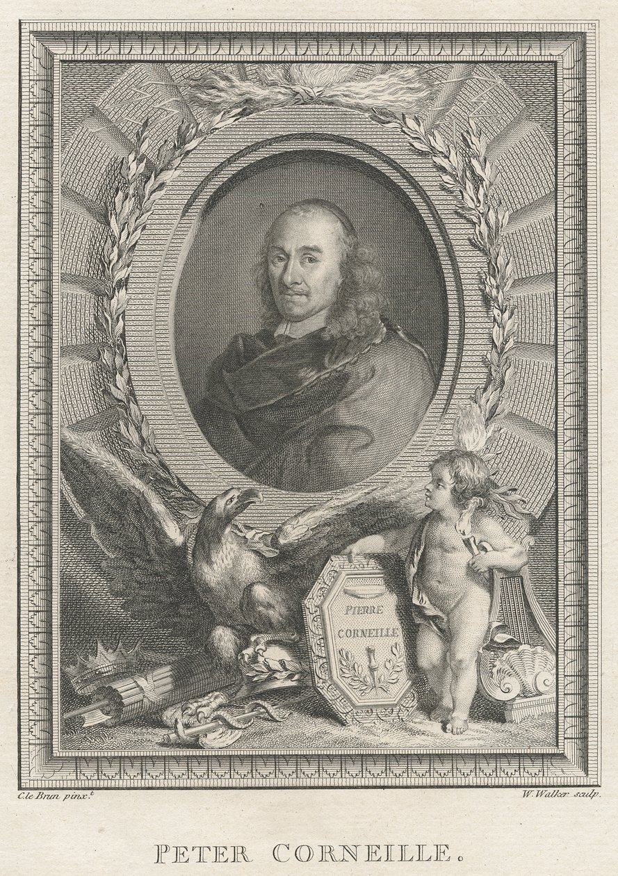 Pierre Corneille (1606-84) dramaturgo francês de French School