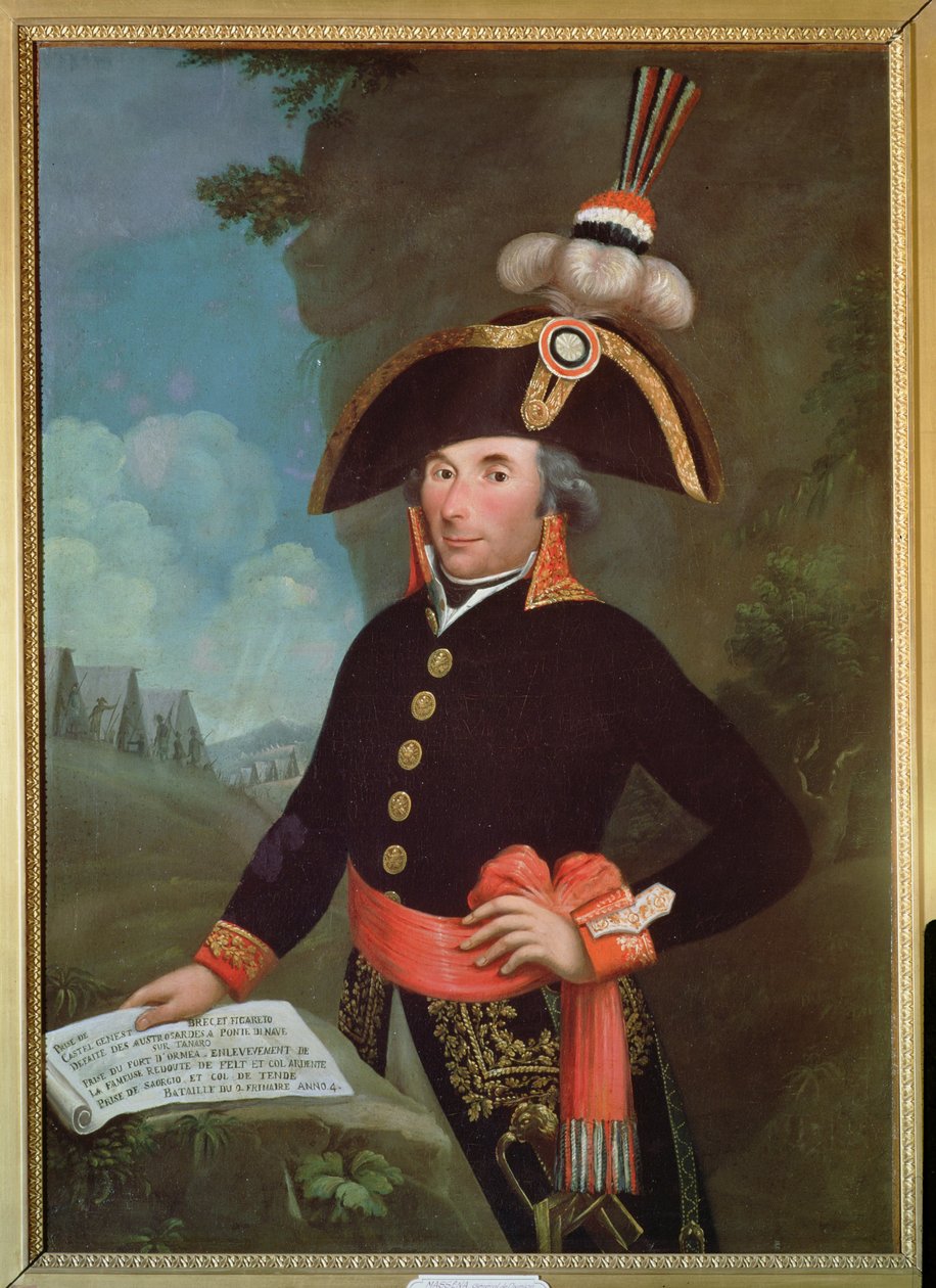 Retrato de Andre Massena (1758-1817) Geral da Divisão, 2 Frimaire, An IV de French School