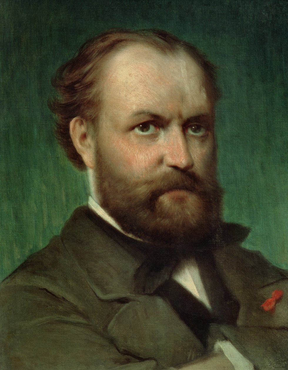 Retrato de Charles Gounod (1818-1893) de French School