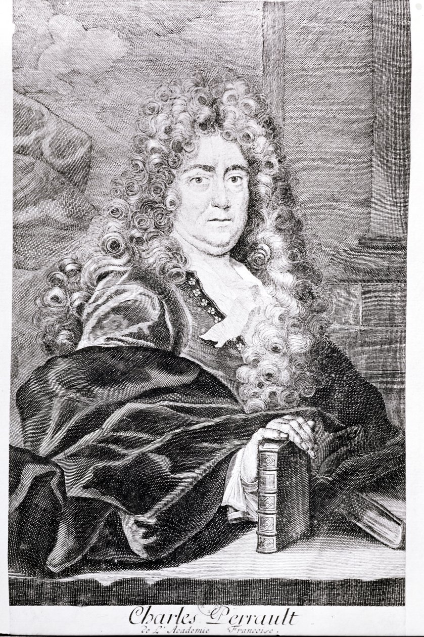 Retrato de Charles Perrault de French School