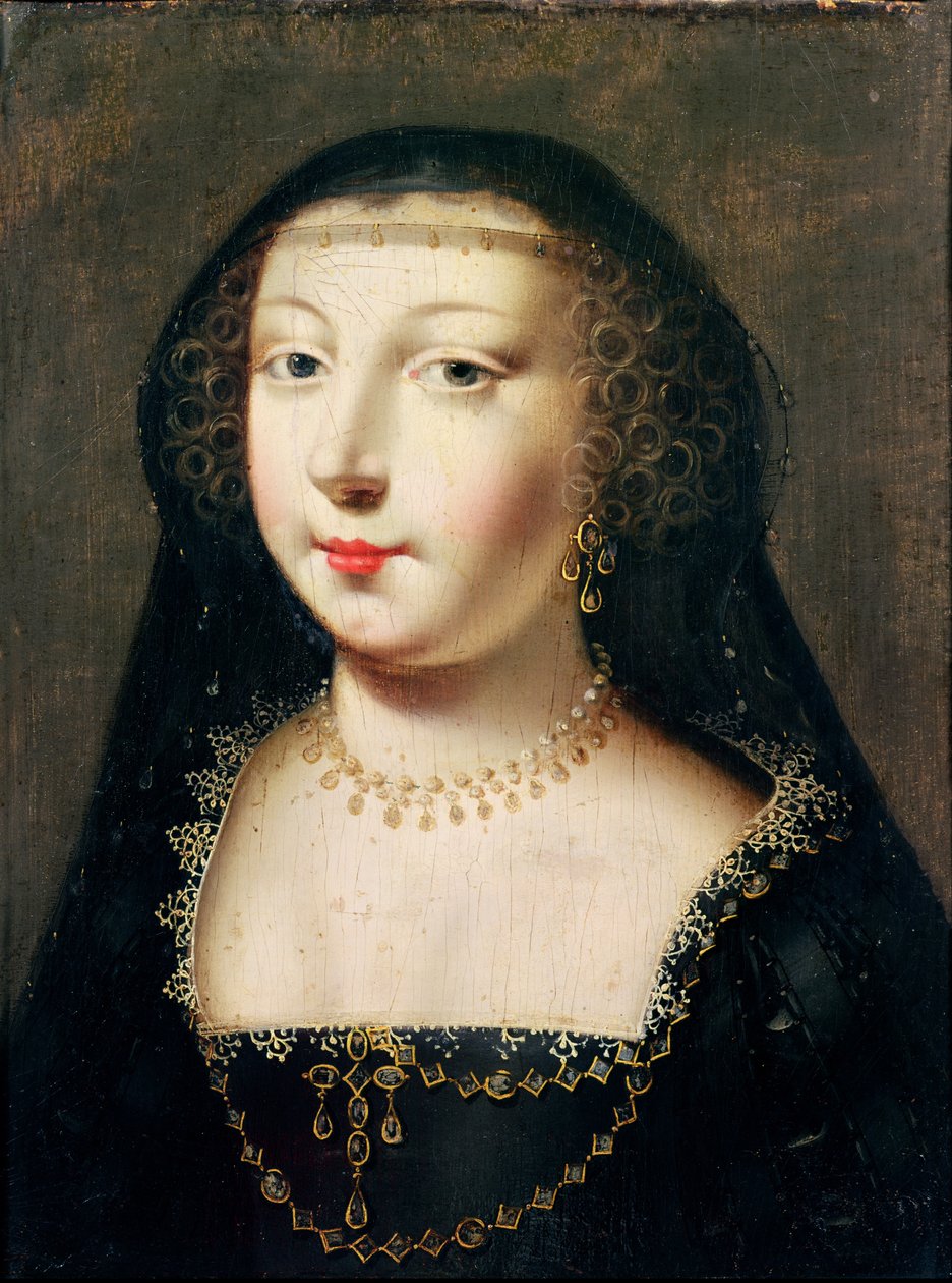 Retrato de Gabrielle d&39;Estrees de French School
