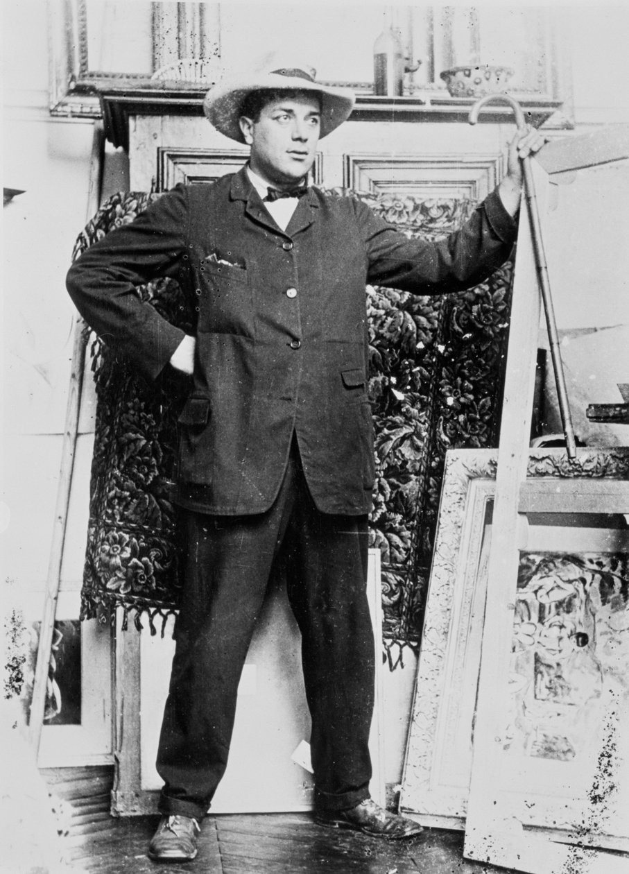 Retrato de Georges Braque (1882-1963) de French School
