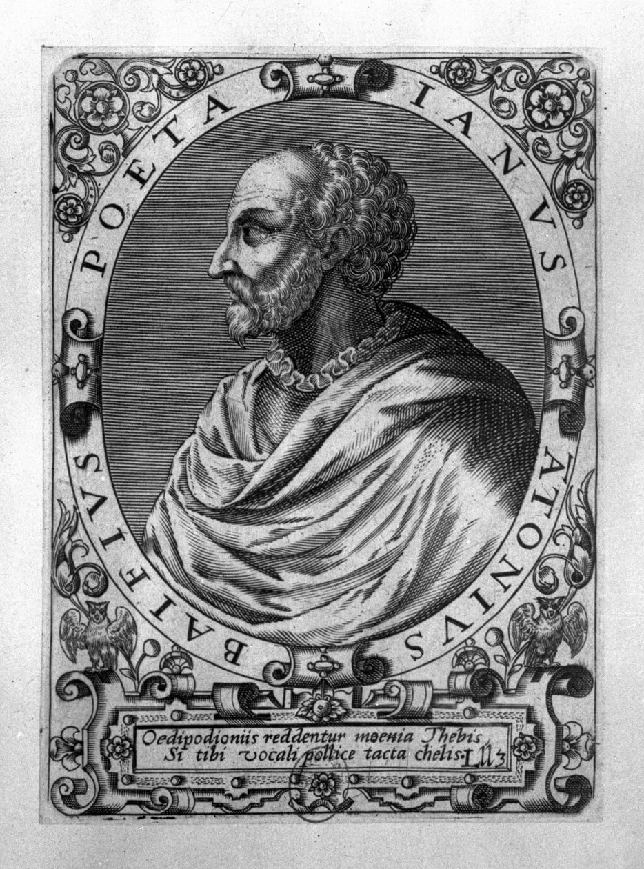 Retrato de João Antônio de Baif (1532-1589) de French School