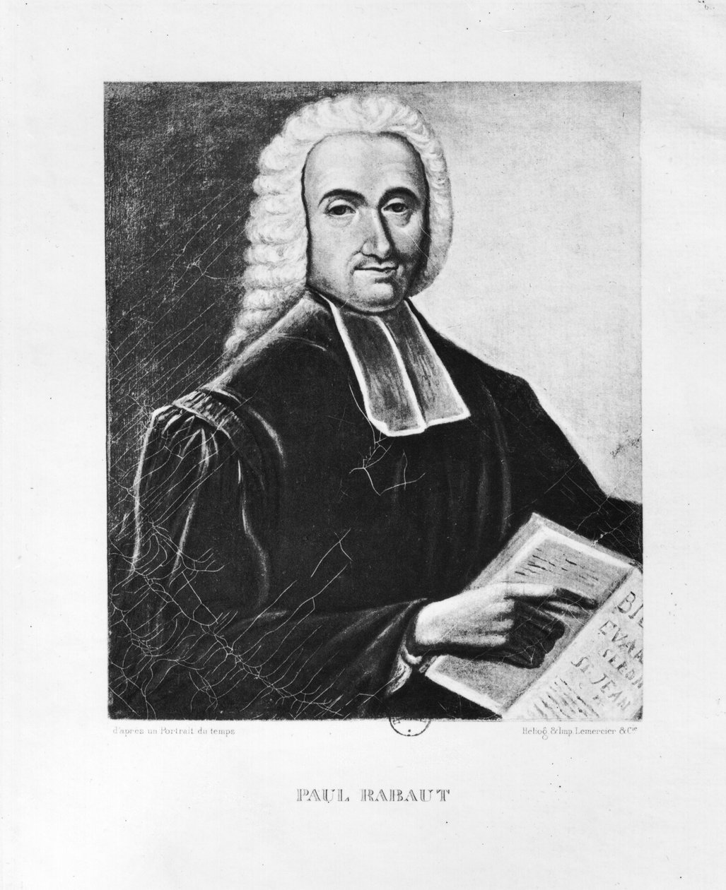 Retrato de Paul Rabaut (1718-94) de French School