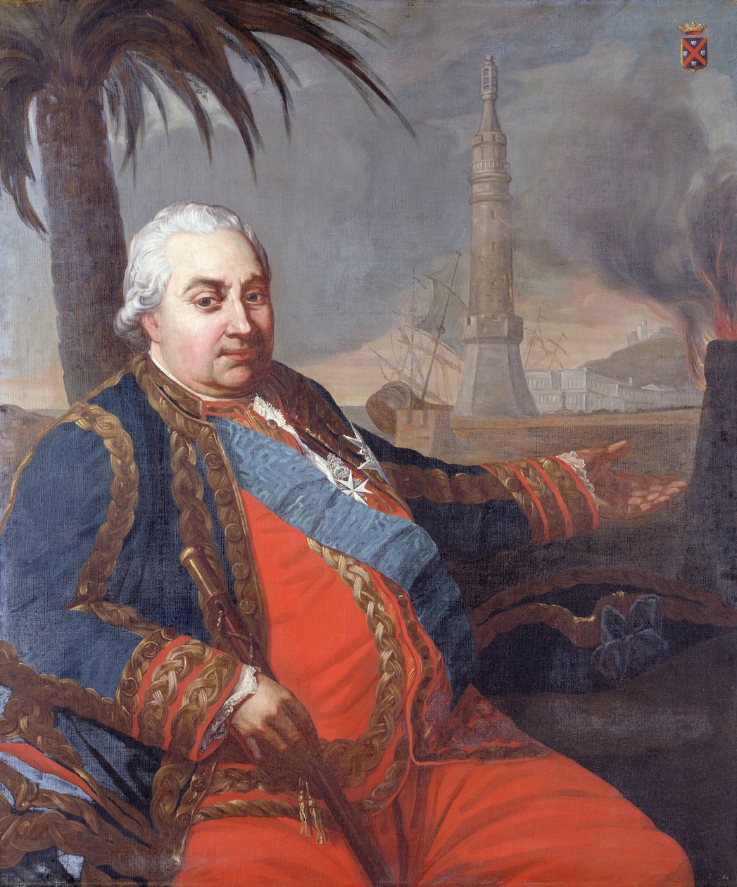 Retrato de Pierre Andre de Suffren of Saint-Tropez de French School