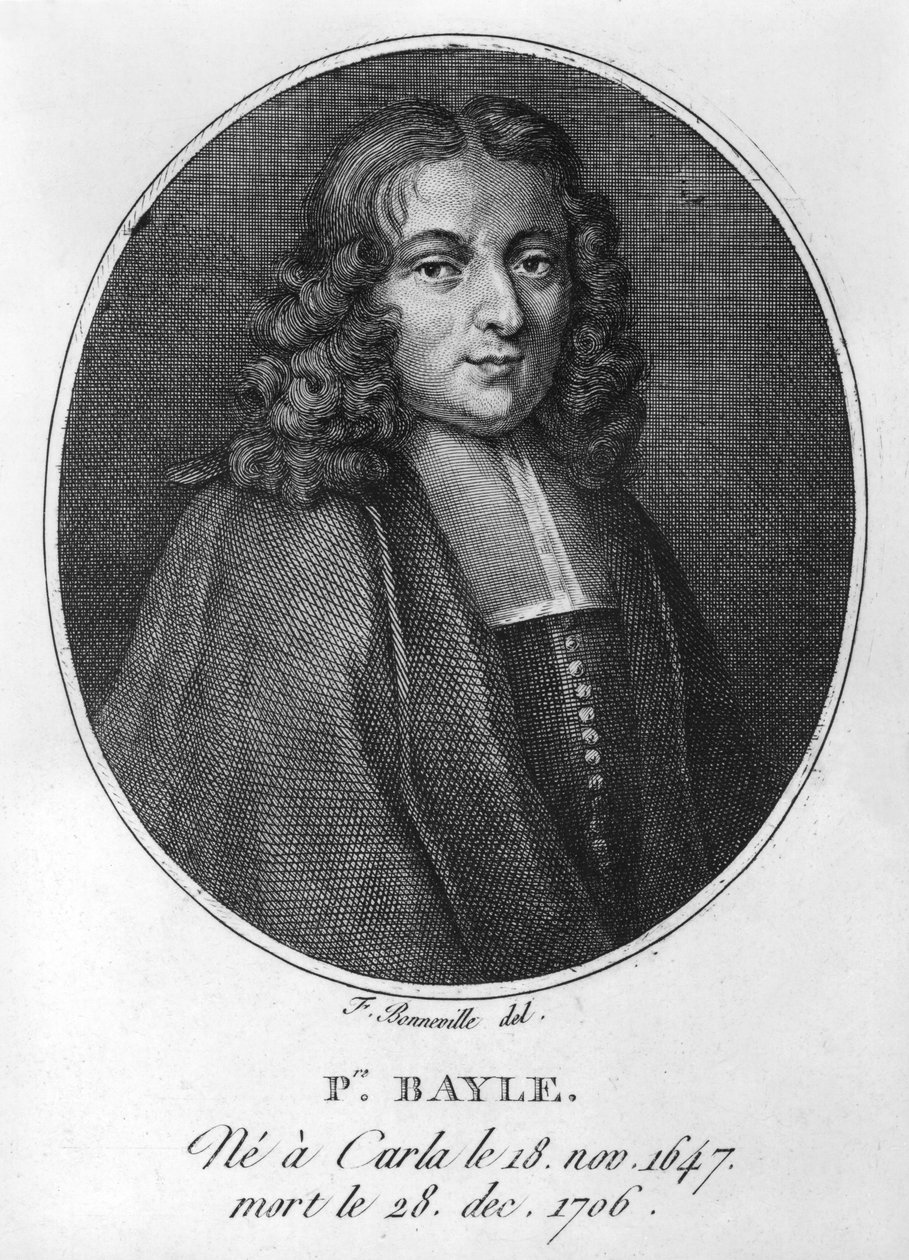 Retrato de Pierre Bayle (1647-1706) de French School