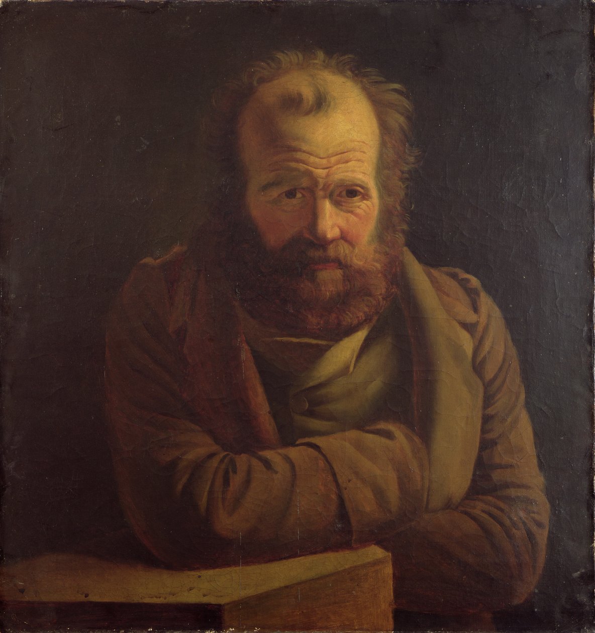 Retrato de Pierre Joseph Proudhon (1809-65) de French School