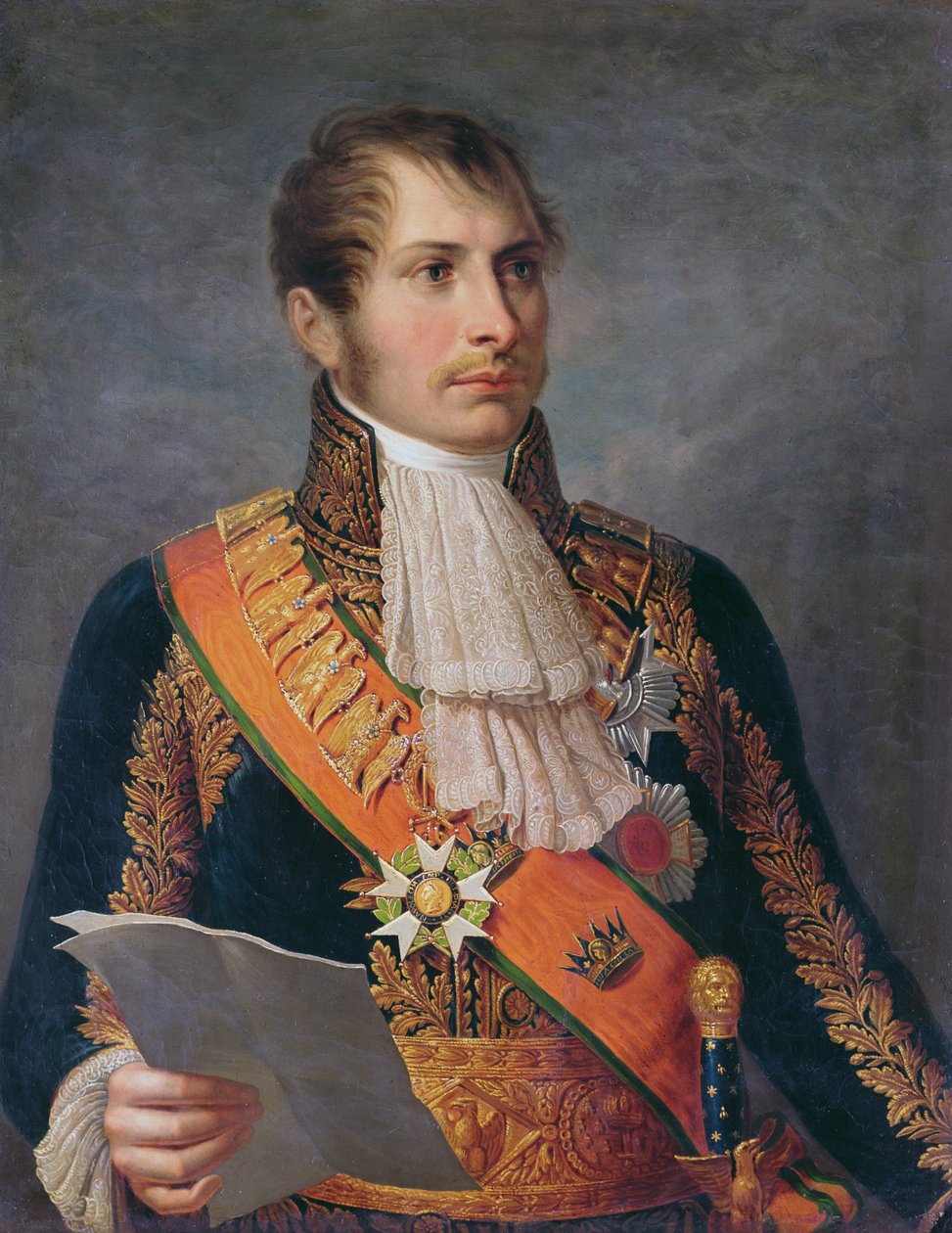 Retrato do Príncipe Eugênio de Beauharnais (1781-1824) Vice-rei da Itália e Duque de Leuchtenberg, c.1804 de French School