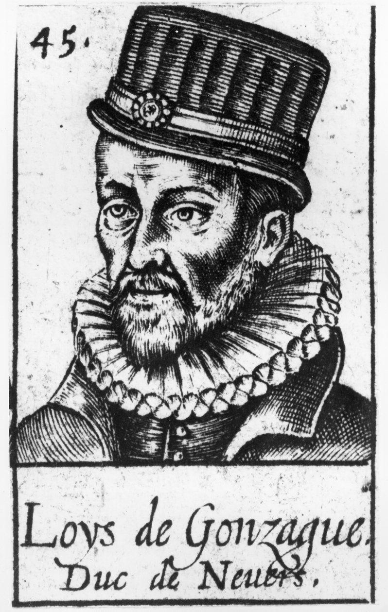 Retrato do príncipe Ludovico de Gonzaga (nascido em Mântua em 1539 - falecido em Paris em 1595) de French School