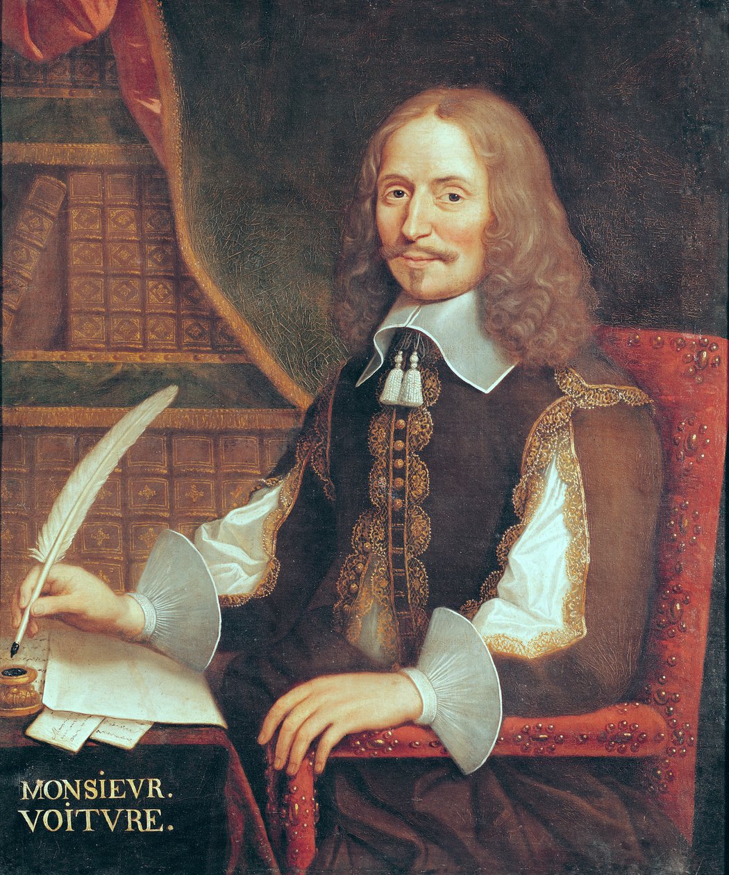 Retrato do carro de Vincent (1598-1648) de French School