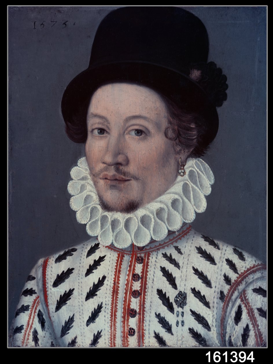 Retrato de um homem, 1575 de French School