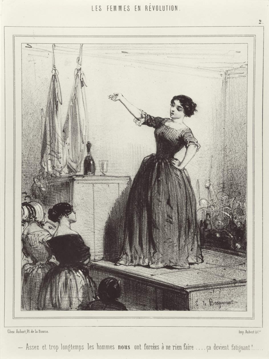 Revolução das mulheres, 1848 de French School
