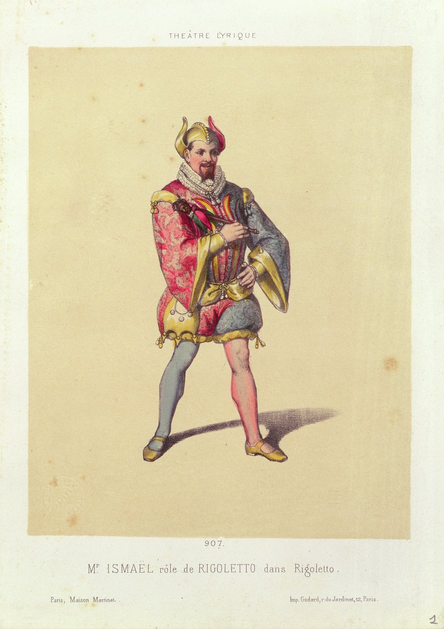 Rigoletto de &39;Rigoletto&39; de Giuseppe Verdi (1813-1901) 1885 de French School