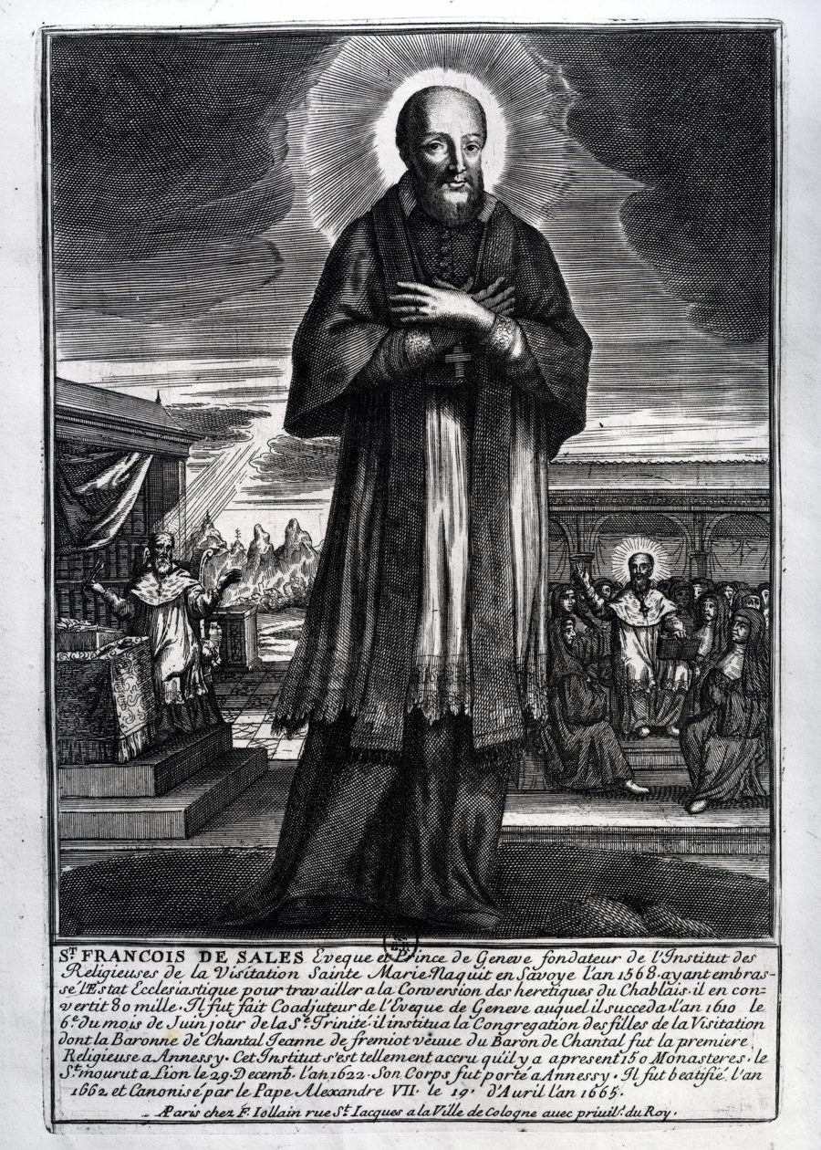 São François de Sales (1568-1622) de French School